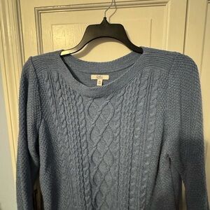 Croft & Barrow Light Blue Cable Knit Sweater. Simple yet elegant.